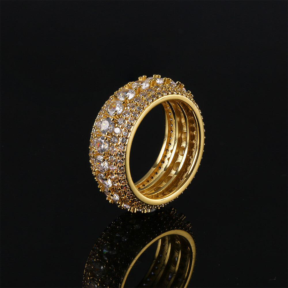Iced Round Hip Hop Men Ring