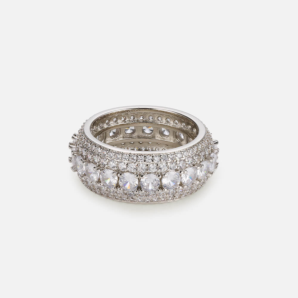 Iced Round Hip Hop Men Ring