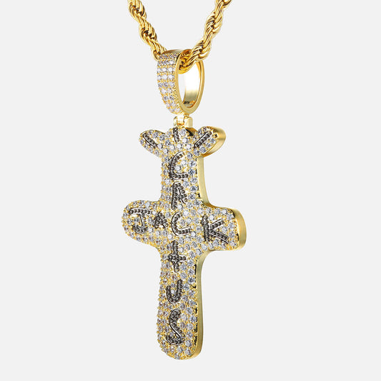 Jack Catus Cross Pendant