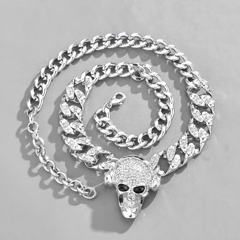 Metal Rock Hip Hop Rap Skull Pendant