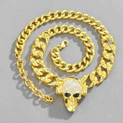 Metal Rock Hip Hop Rap Skull Pendant
