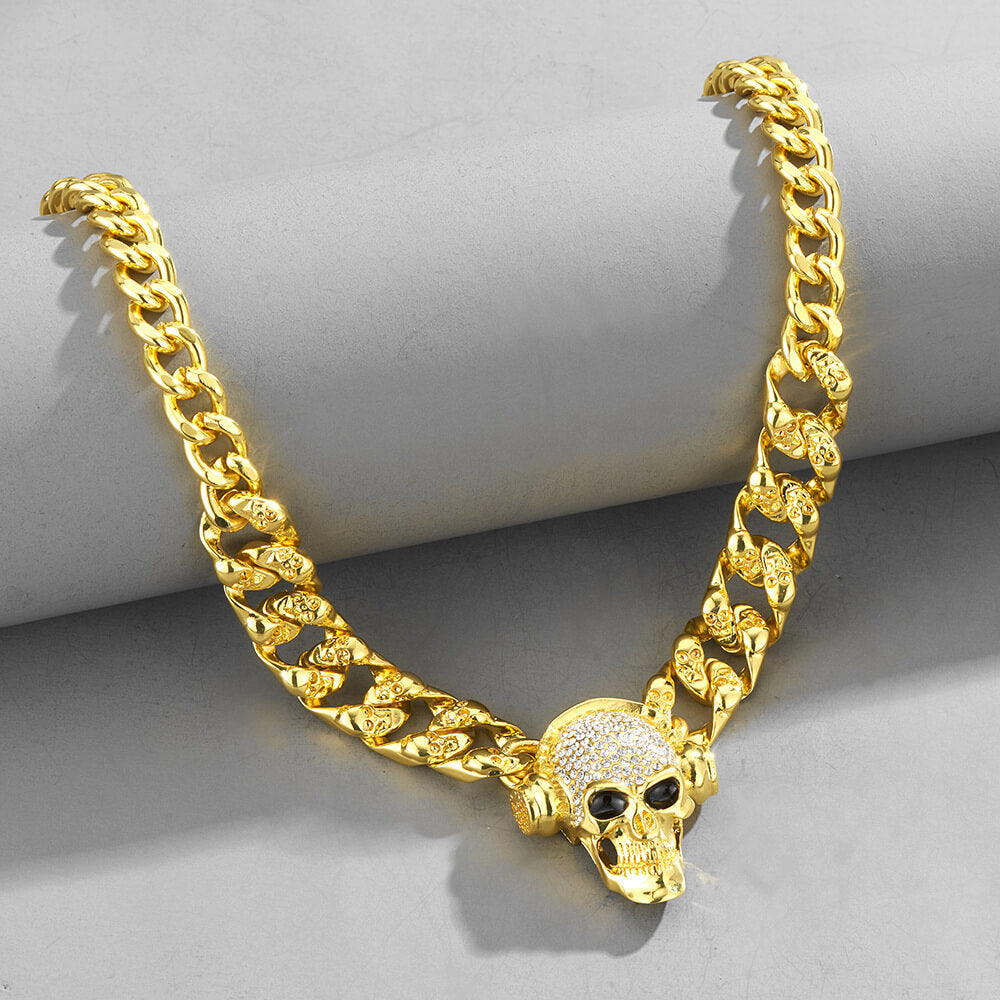 Metal Rock Hip Hop Rap Skull Pendant