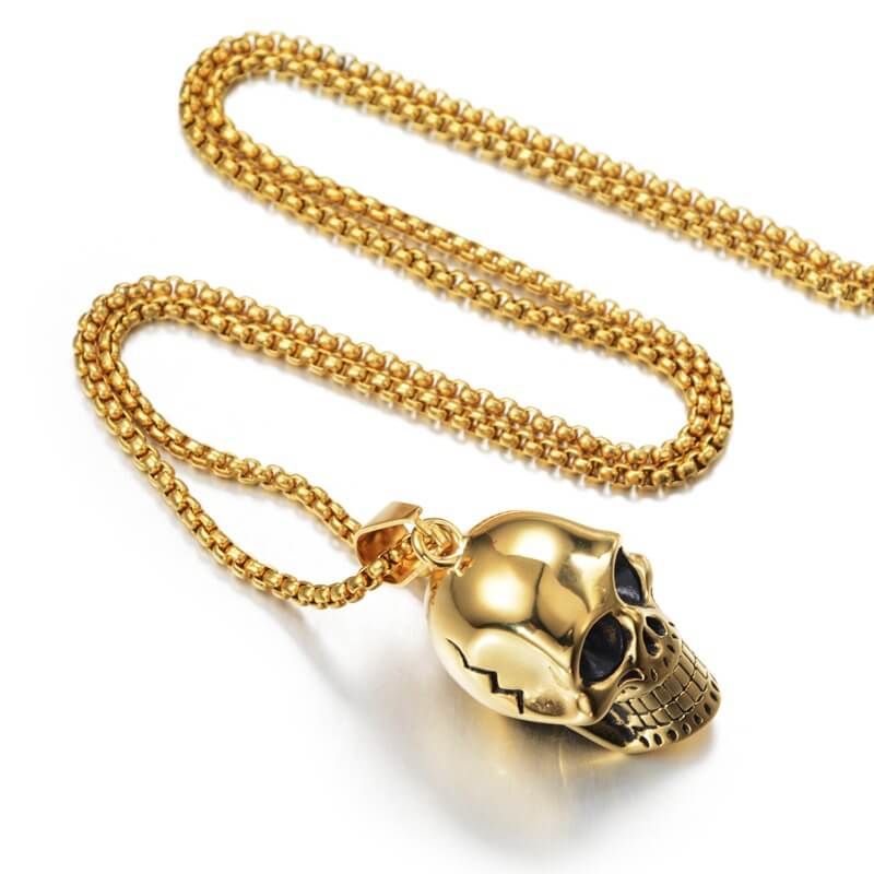 Minimalist Skull Stainless Steel Pendant