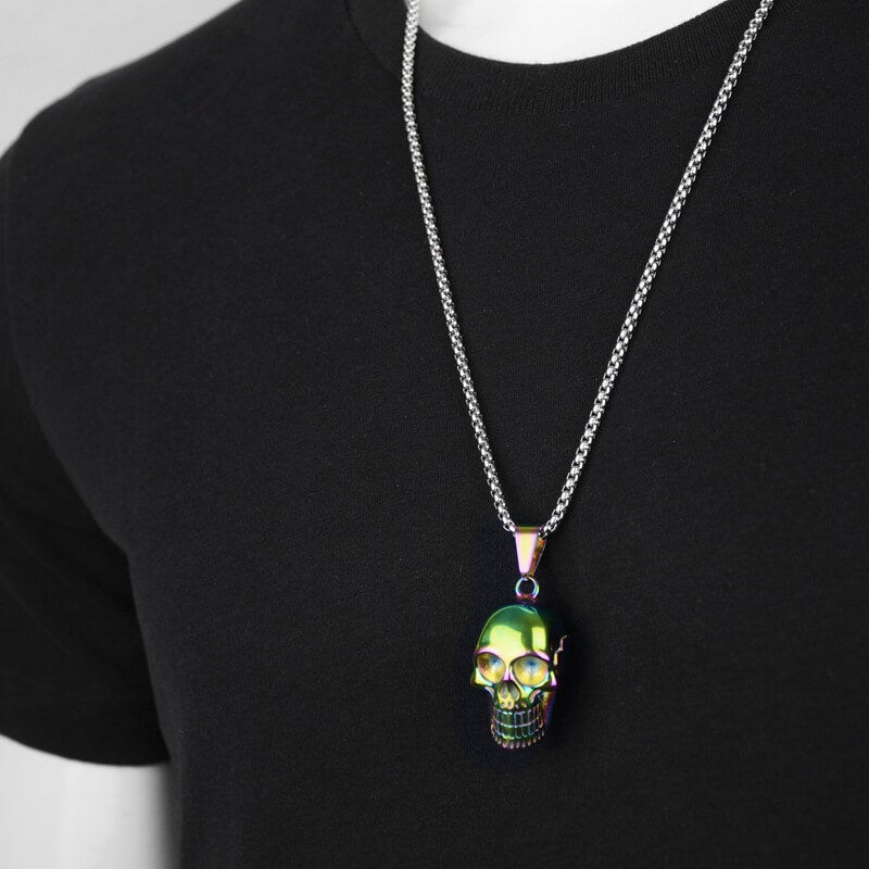 Minimalist Skull Stainless Steel Pendant