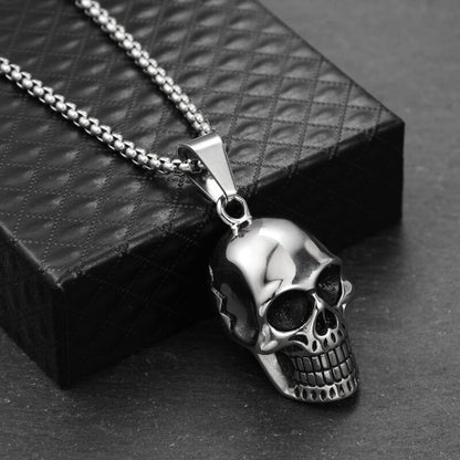 Minimalist Skull Stainless Steel Pendant