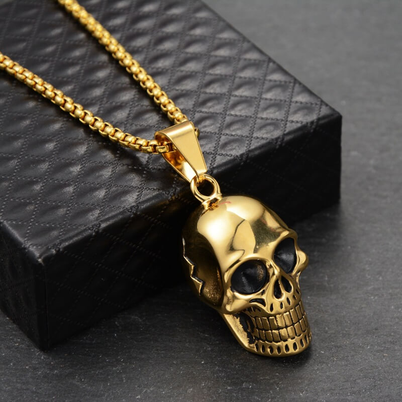Minimalist Skull Stainless Steel Pendant