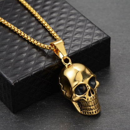 Minimalist Skull Stainless Steel Pendant