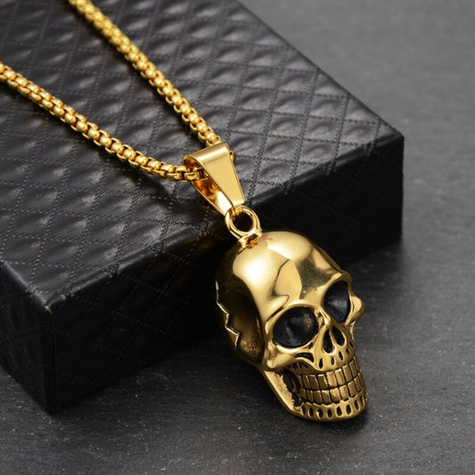 Minimalist Skull Stainless Steel Pendant