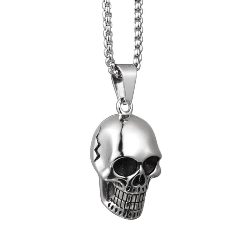 Minimalist Skull Stainless Steel Pendant