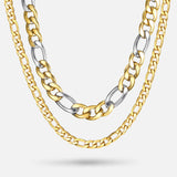 Multi-Size Stainless Steel Figaro Chain