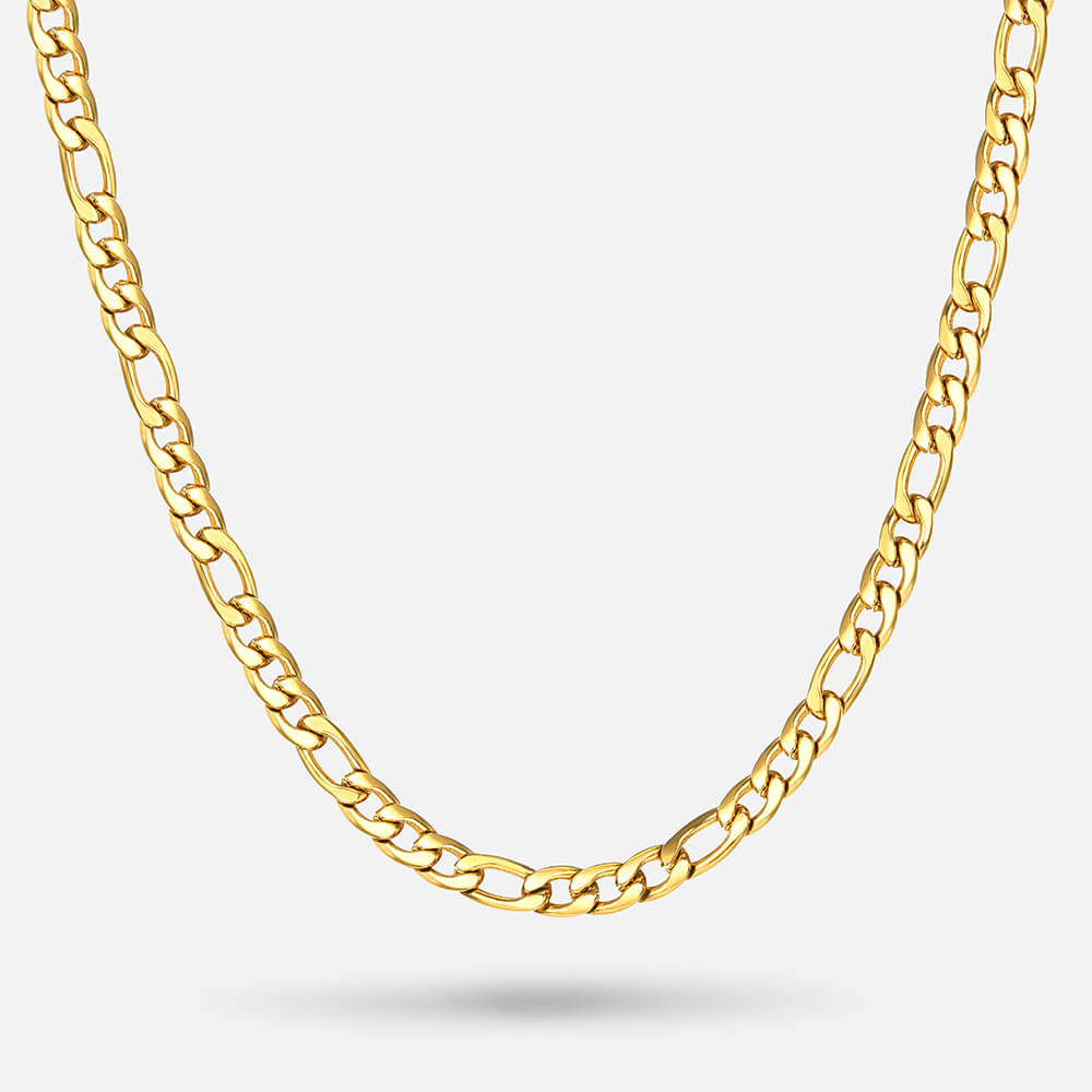 Multi-Size Stainless Steel Figaro Chain