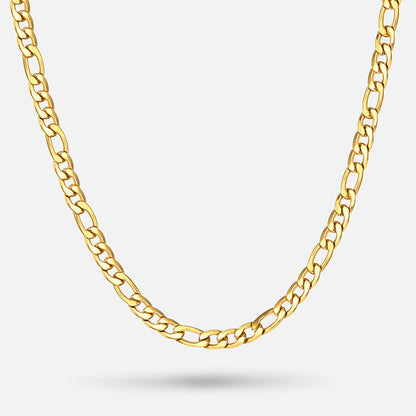 Multi-Size Stainless Steel Figaro Chain