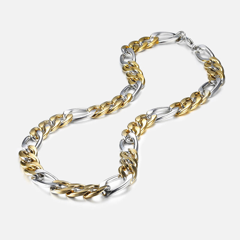 Multi-Size Stainless Steel Figaro Chain