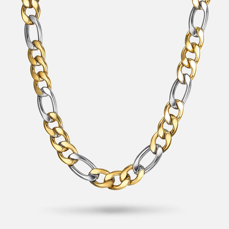 Multi-Size Stainless Steel Figaro Chain