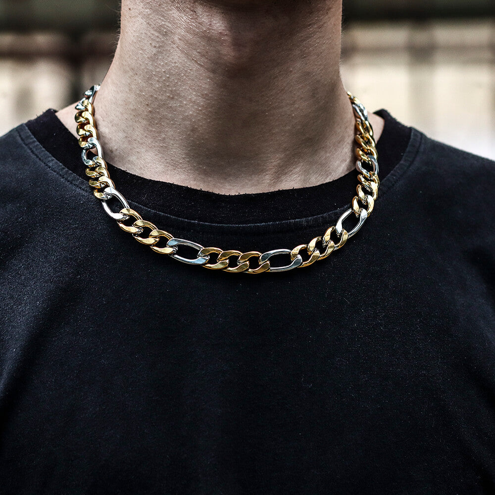 Multi-Size Stainless Steel Figaro Chain