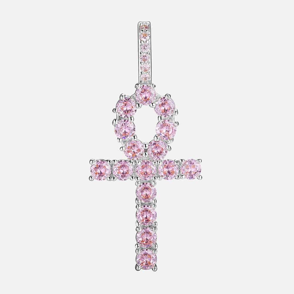 Pink Ankh Pendant