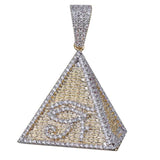 Pyramid Eye of Horus Hip Hop Necklace