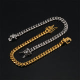 Simple Hip Hop Stainless Steel Cuban Bracelet