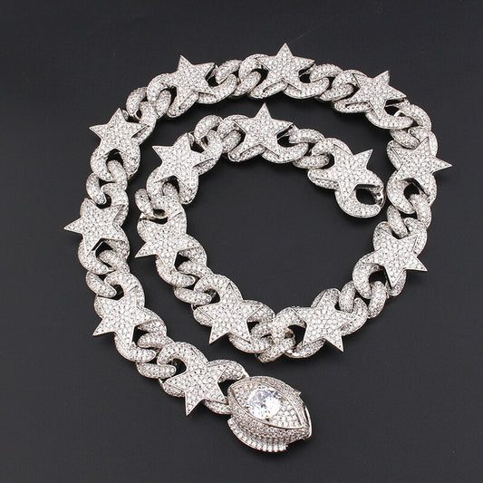 Star Evil Eye Men's Necklace